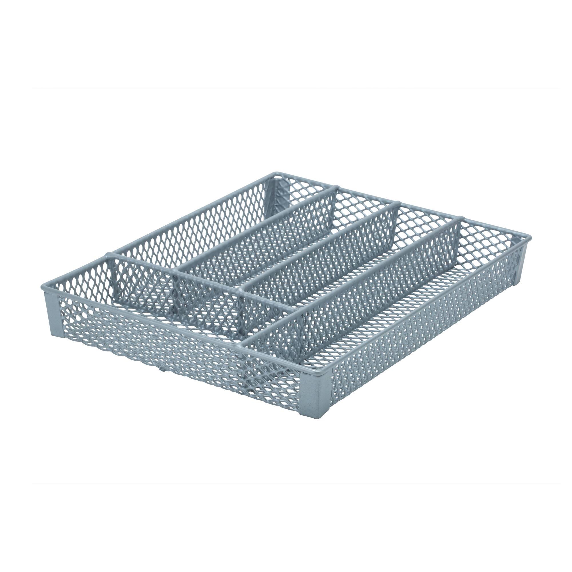 Kitchen Details Small Gray Cutlery Tray